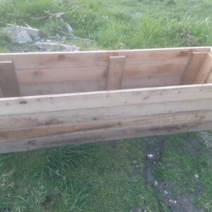 One-by-four-foot Cedar Garden Planter Box